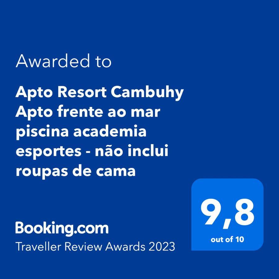 Apto Resort Cambuhy Frente Mar Piscina Academia Matinhos Eksteriør billede